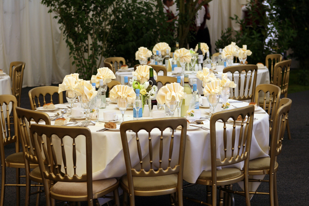 Wedding Reception Table Setting